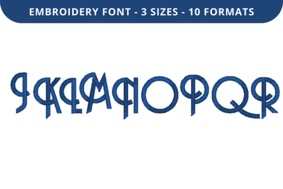 Anders Font J to R: A Charming Embroidery Choice