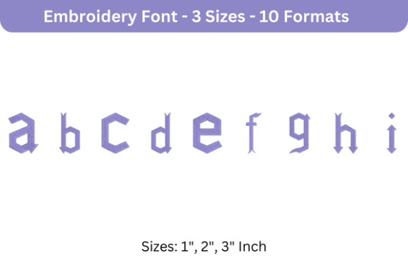 Arrowhead Lake Font: A Versatile Embroidery Choice