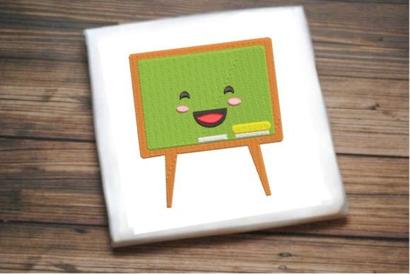 Charming School Board: A Delightful Embroidery Design