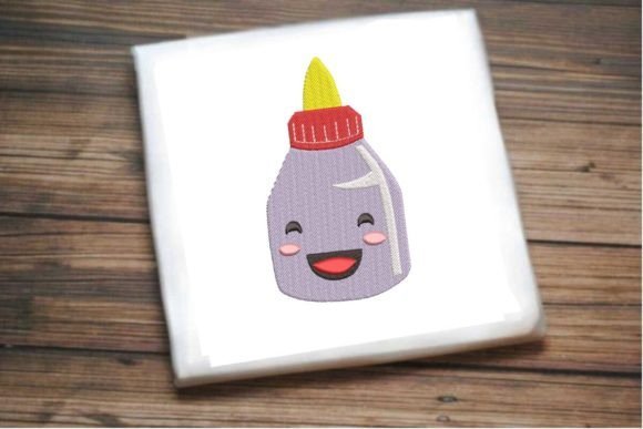 Cute and Playful Kid Glue Bottle Design