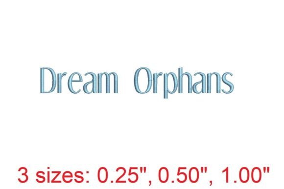 Dream Orphans Embroidery Font: A Creative Gem