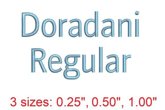 Elevate Your Apparel with Dorandani RG Embroidery Font