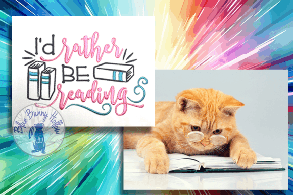 Embroidery Review: I'd Rather Be Reading