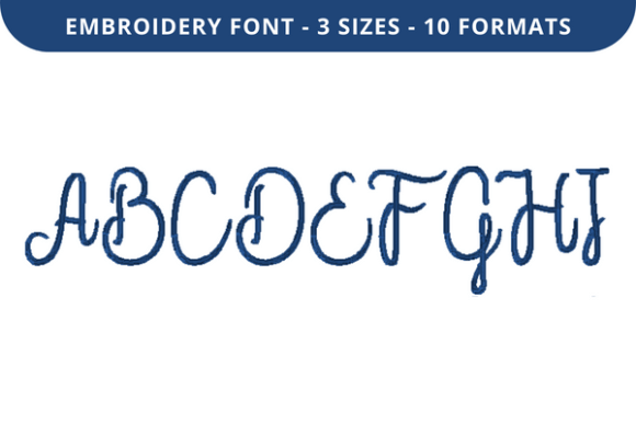 Flowers by Us Font a to I: A Charming Embroidery Choice