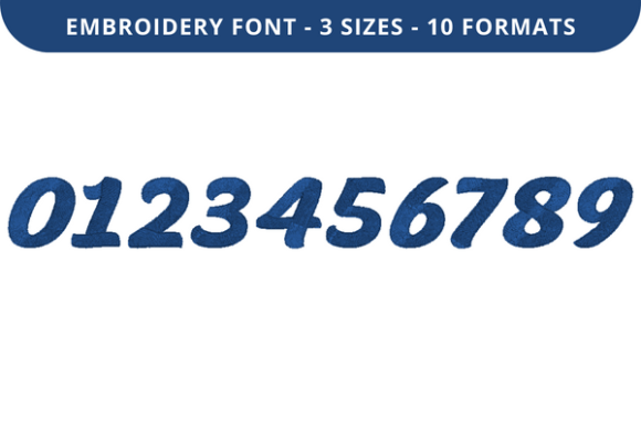 It Happens Font 0 to 9: A Versatile Embroidery Choice