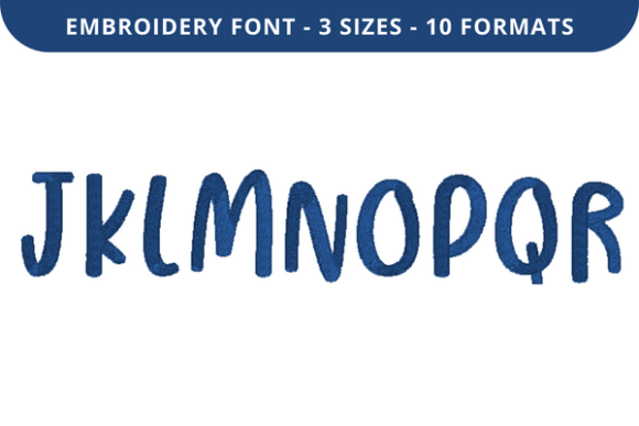 Lightness Font J to R: A Versatile Embroidery Choice