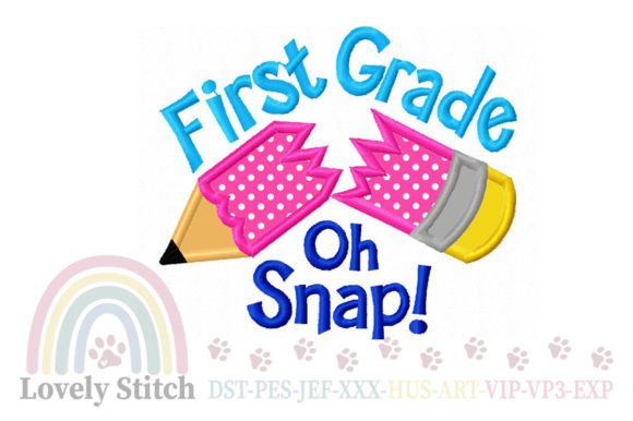 Pencil Embroidery Design: A Charming Back-to-School Addition