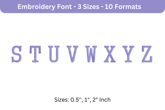 Review: Executive Font Uppercase S to Z