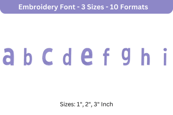 Reviewing Bimbo Font Lowercase a to I