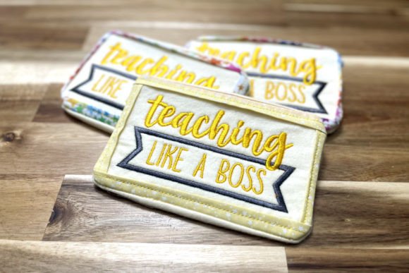 Teaching Mug Rug ITH Applique: A Charming Addition