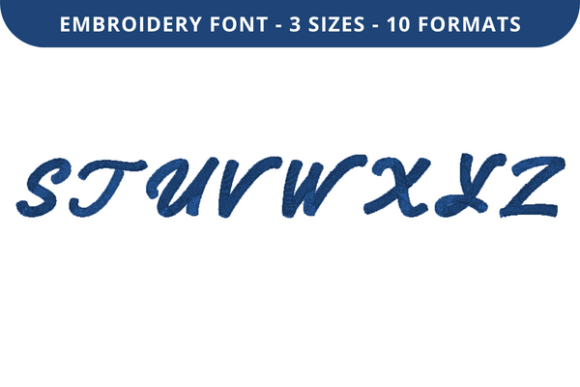 Yiddy Font S to Z: A Versatile Embroidery Asset